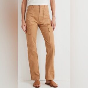 Madewell Garment-Dyed 90’s Straight Cargo Pants in Sand Dune